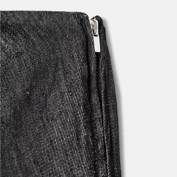 ZARA STRAPLESS DENIM BALLOON JUMPSUIT TRF - Picture 8 of 8